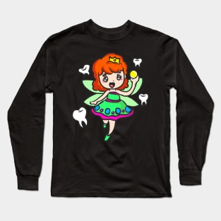 Mardi Gras Tooth Fairy Costume Original Gift Long Sleeve T-Shirt